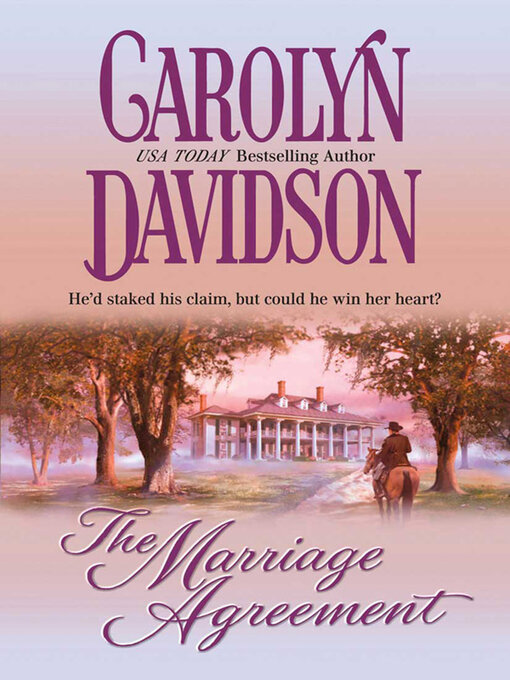 Title details for The Marriage Agreement by Carolyn Davidson - Available